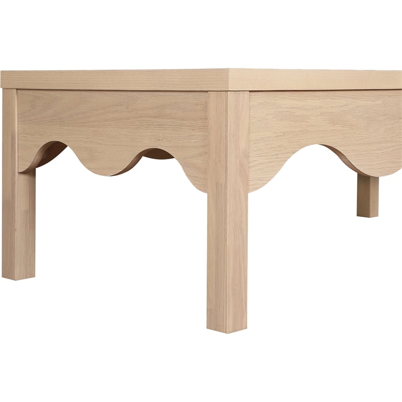 Meridian Furniture Fiora Natural Oak Veneer Coffee Table