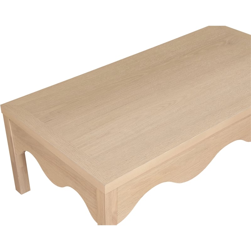 Meridian Furniture Fiora Natural Oak Veneer Coffee Table