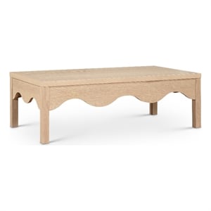 Meridian Furniture Fiora Natural Oak Veneer Coffee Table