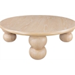 Meridian Furniture Kelvin Natural Wood And Oak Veneer Coffee Table