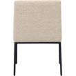 Meridian Furniture Reeves Beige Chenille Fabric Dining Chair (Set of 2)