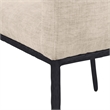 Meridian Furniture Reeves Beige Chenille Fabric Dining Chair (Set of 2)