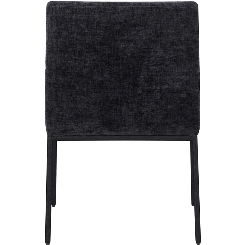 Meridian Furniture Reeves Black Chenille Fabric Dining Chair (Set of 2)