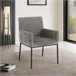 Meridian Furniture Reeves Grey Chenille Fabric Dining Chair (Set of 2)