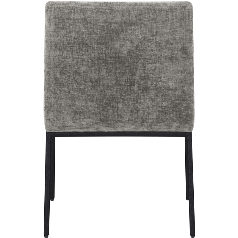 Meridian Furniture Reeves Grey Chenille Fabric Dining Chair (Set of 2)