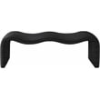Meridian Furniture Willow Black Vegan Leather Bench