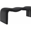 Meridian Furniture Willow Black Vegan Leather Bench