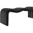 Meridian Furniture Willow Black Vegan Leather Bench