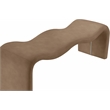 Meridian Furniture Willow Brown Vegan Leather Bench