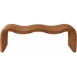 Meridian Furniture Willow Cognac Vegan Leather Bench