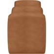Meridian Furniture Willow Cognac Vegan Leather Bench