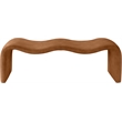 Meridian Furniture Willow Cognac Vegan Leather Bench