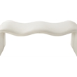 Meridian Furniture Willow Cream Vegan Leather Bench