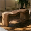 Meridian Furniture Willow Tan Vegan Leather Bench