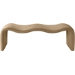 Meridian Furniture Willow Tan Vegan Leather Bench