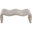 Meridian Furniture Willow Beige Microsuede Corduroy Bench