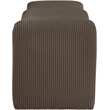 Meridian Furniture Willow Brown Microsuede Corduroy Bench