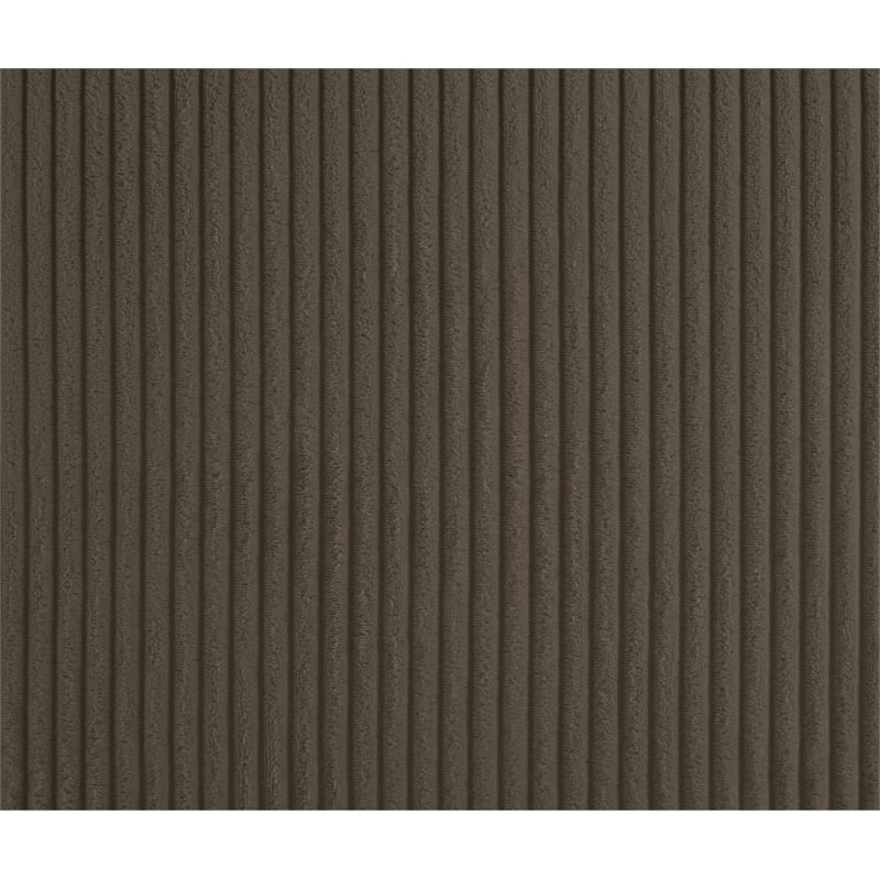 Meridian Furniture Willow Brown Microsuede Corduroy Bench