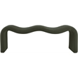 Meridian Furniture Willow Green Microsuede Corduroy Bench