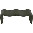 Meridian Furniture Willow Green Microsuede Corduroy Bench
