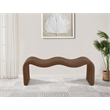 Meridian Furniture Willow Saddle Microsuede Corduroy Bench