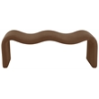 Meridian Furniture Willow Saddle Microsuede Corduroy Bench