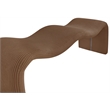 Meridian Furniture Willow Saddle Microsuede Corduroy Bench