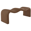 Meridian Furniture Willow Saddle Microsuede Corduroy Bench