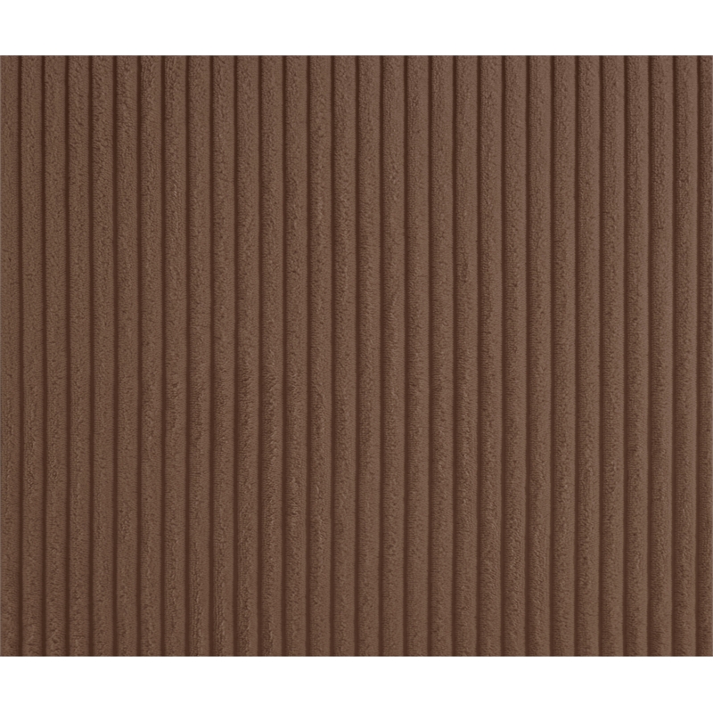 Meridian Furniture Willow Saddle Microsuede Corduroy Bench
