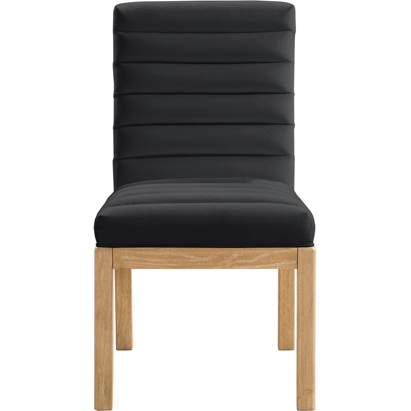 Meridian Furniture Evelyn Black Velvet Dining Chair