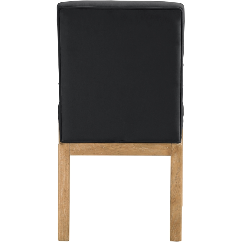 Meridian Furniture Evelyn Black Velvet Dining Chair