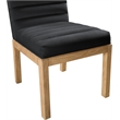 Meridian Furniture Evelyn Black Velvet Dining Chair