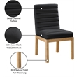 Meridian Furniture Evelyn Black Velvet Dining Chair