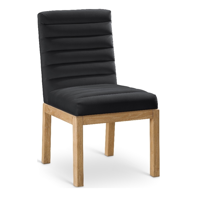 Meridian Furniture Evelyn Black Velvet Dining Chair