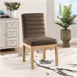Meridian Furniture Evelyn Brown Velvet Dining Chair
