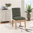 Meridian Furniture Evelyn Green Velvet Dining Chair