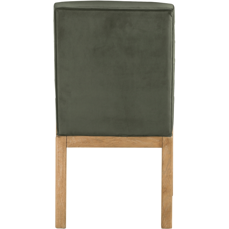 Meridian Furniture Evelyn Green Velvet Dining Chair