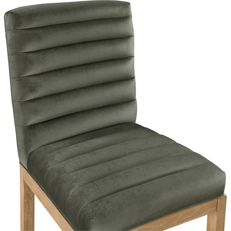 Meridian Furniture Evelyn Green Velvet Dining Chair