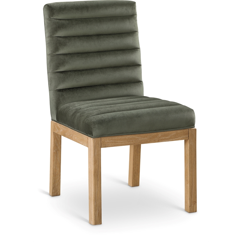 Meridian Furniture Evelyn Green Velvet Dining Chair