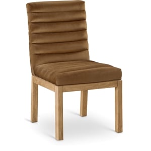 Meridian Furniture Evelyn Saddle Velvet Dining Chair