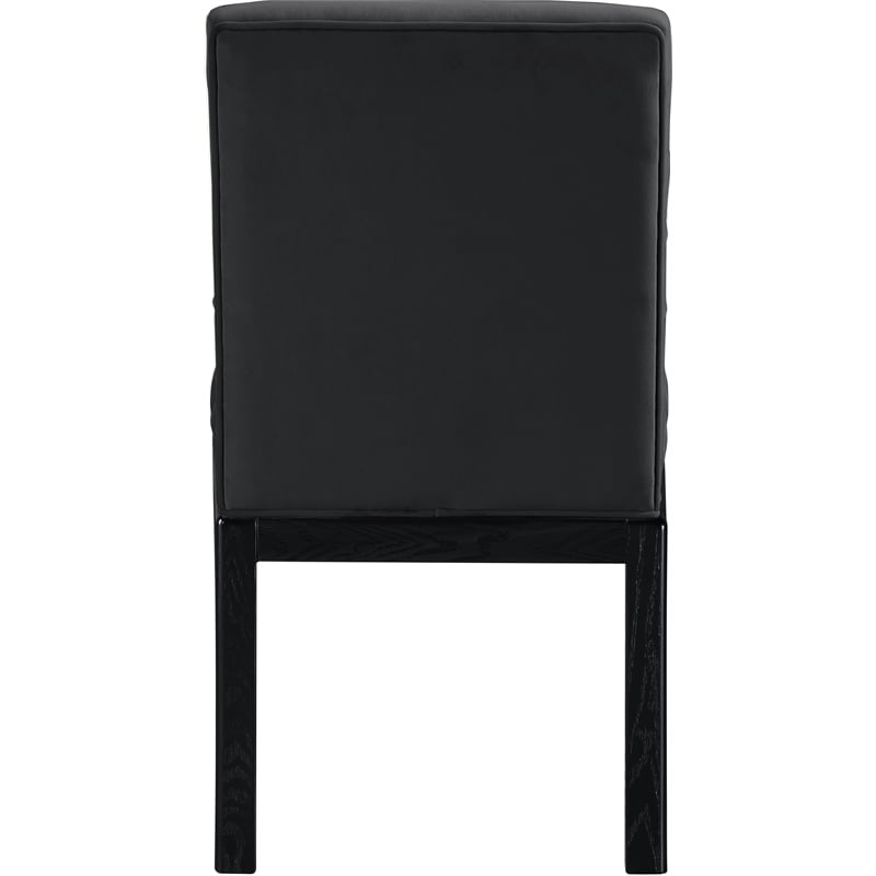 Meridian Furniture Evelyn Black Velvet Dining Chair