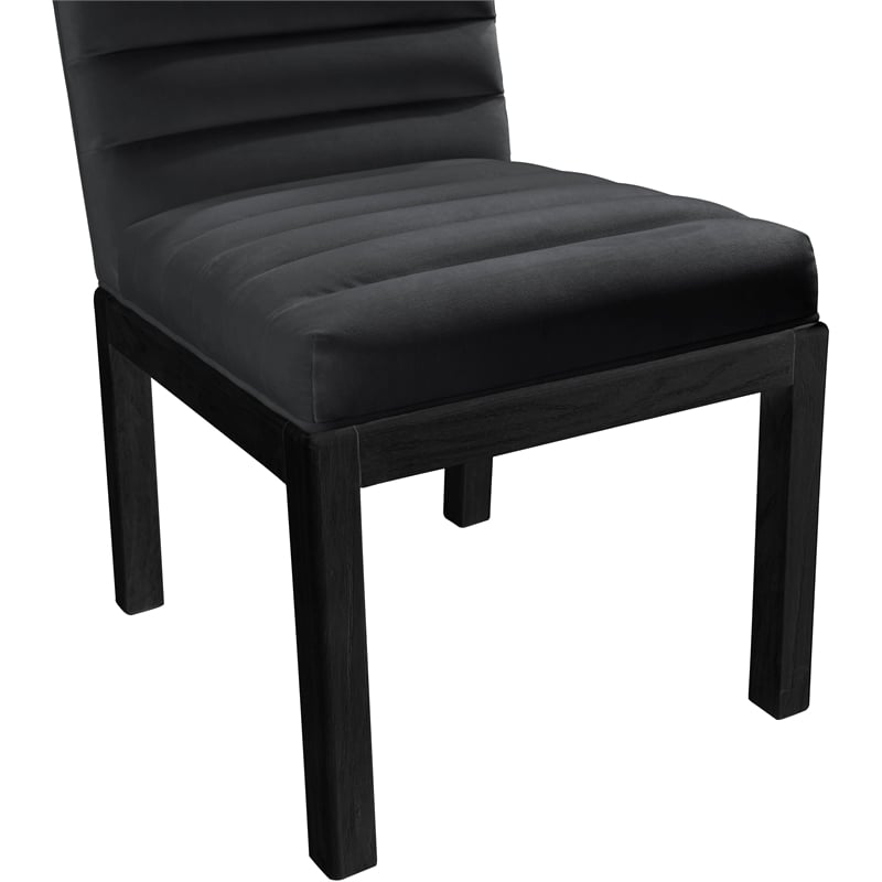 Meridian Furniture Evelyn Black Velvet Dining Chair