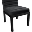 Meridian Furniture Evelyn Black Velvet Dining Chair