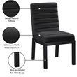 Meridian Furniture Evelyn Black Velvet Dining Chair