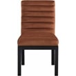 Meridian Furniture Evelyn Cognac Velvet Dining Chair