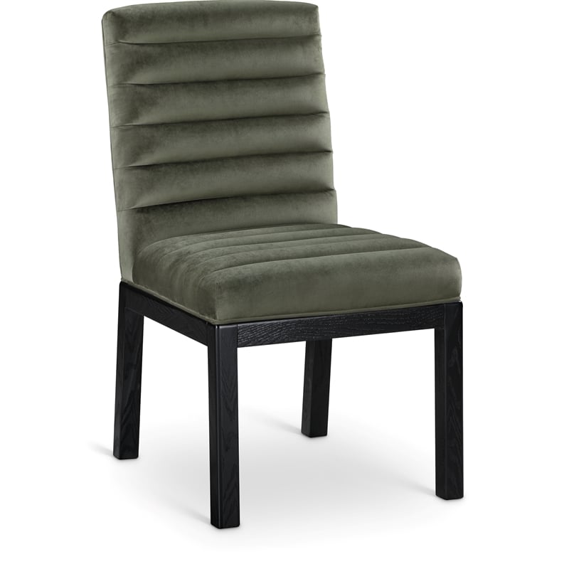 Meridian Furniture Evelyn Green Velvet Dining Chair