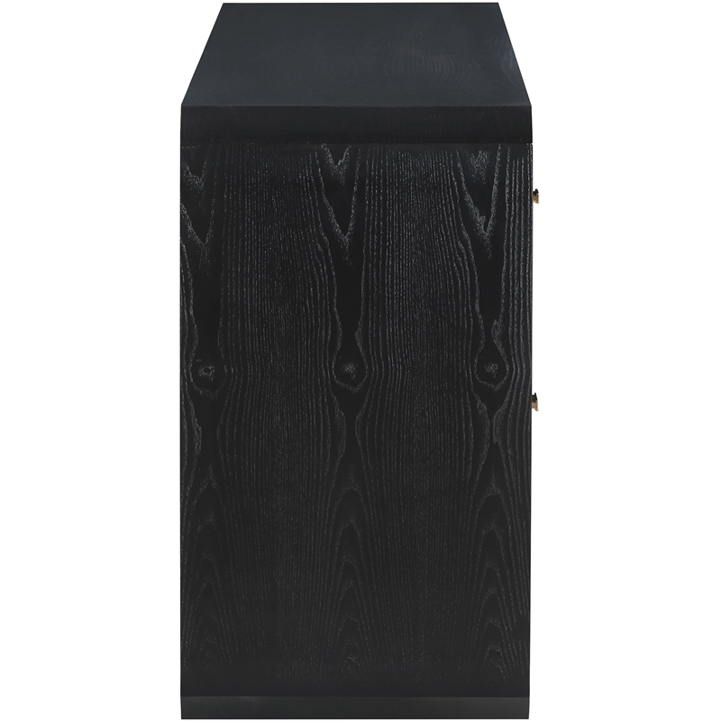 Meridian Furniture Parker Black Ash Veneer Dresser