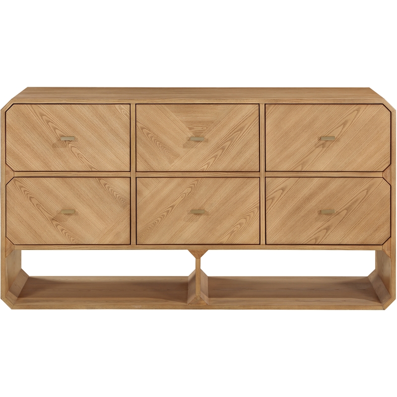 Meridian Furniture Parker Natural Ash Veneer Dresser