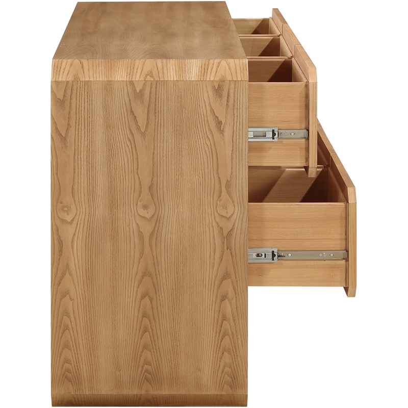 Meridian Furniture Parker Natural Ash Veneer Dresser