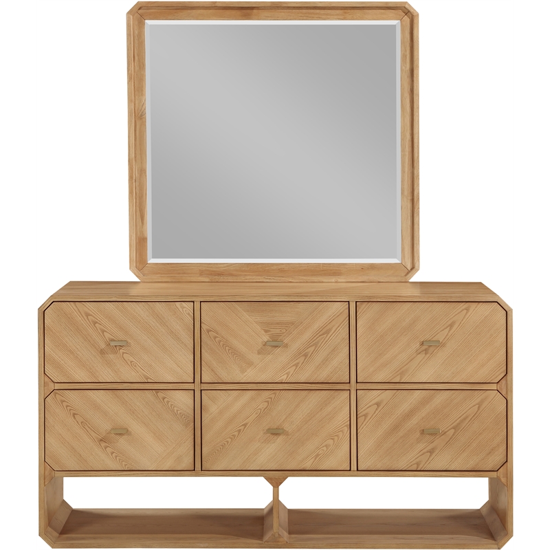 Meridian Furniture Parker Natural Ash Veneer Dresser